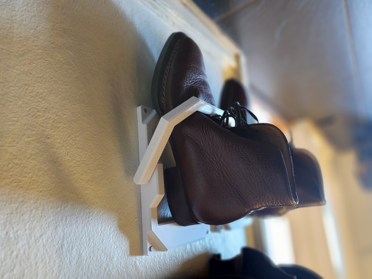 Wall-Mounted Shoe Storage