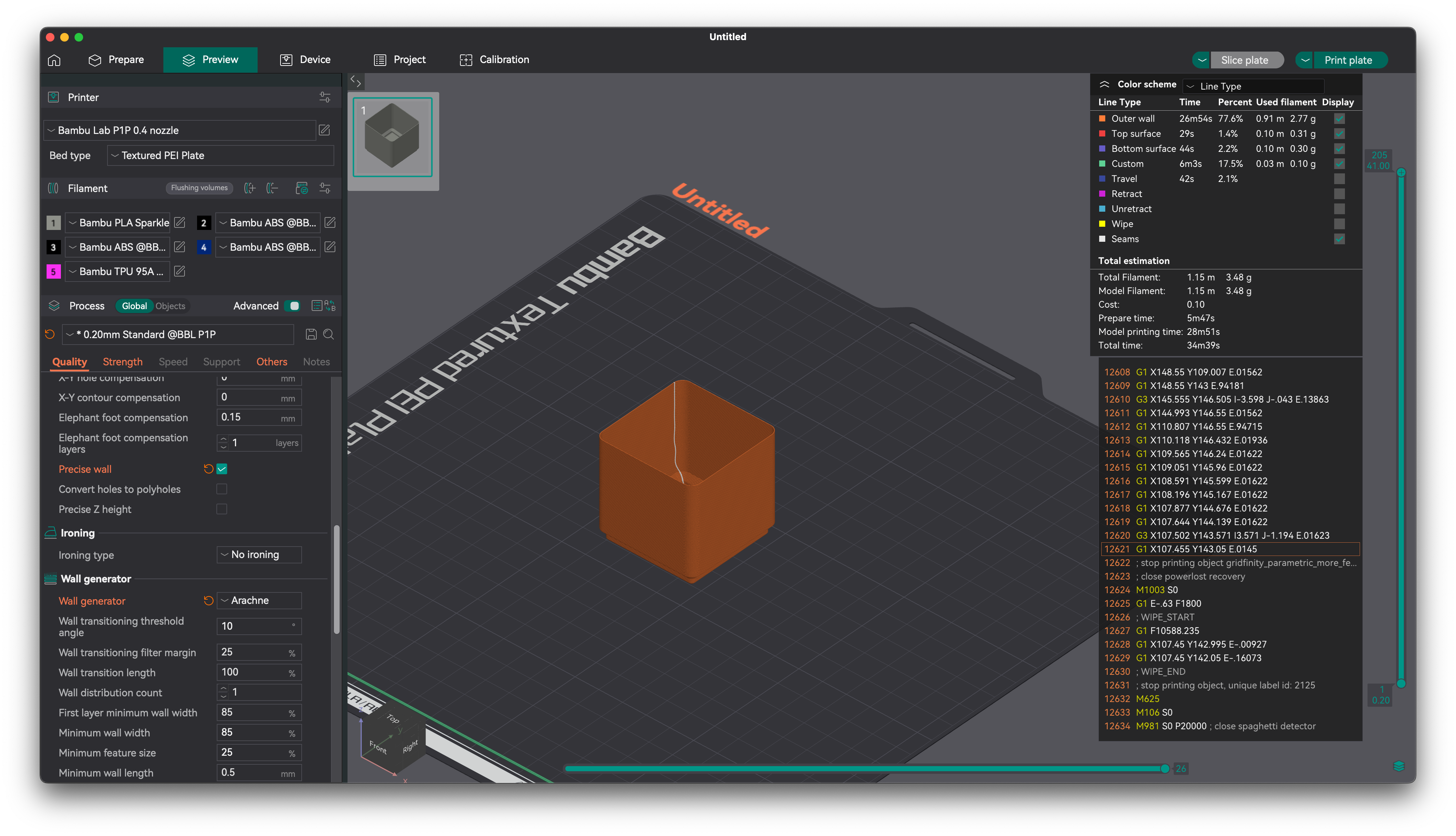 Miniatura 30 do modelo 3D Gridfinity Fully Parametric Container Fusion360