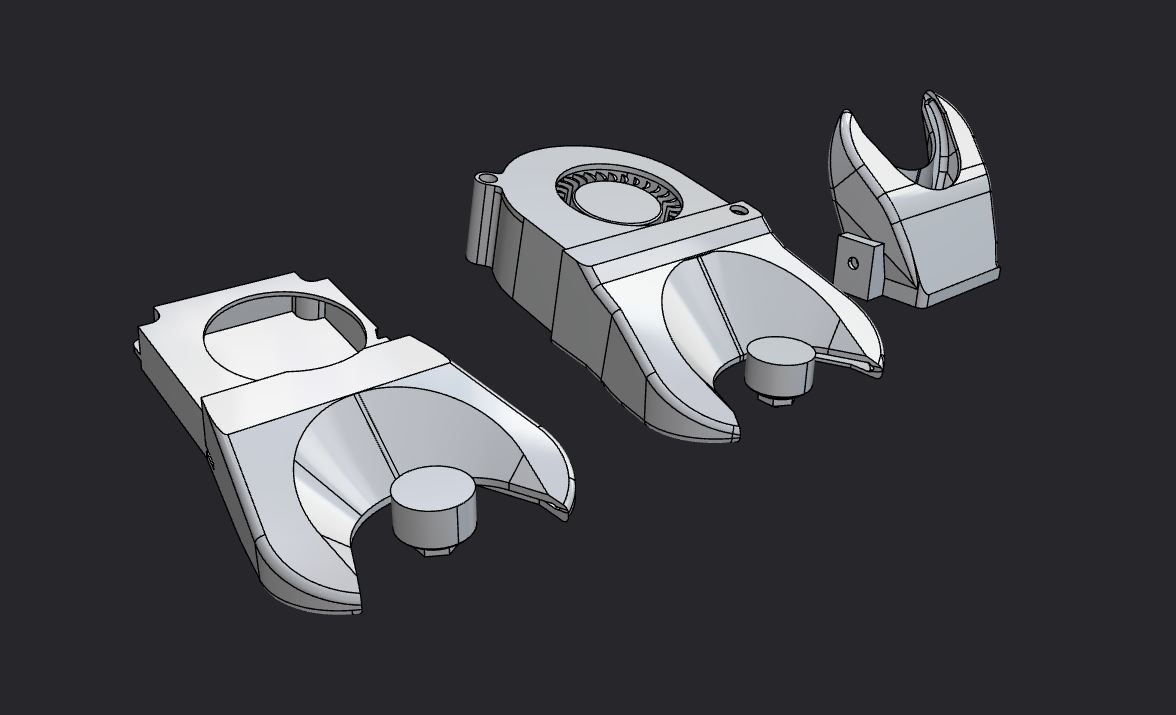 Prusa MK4S Fanduct STP file