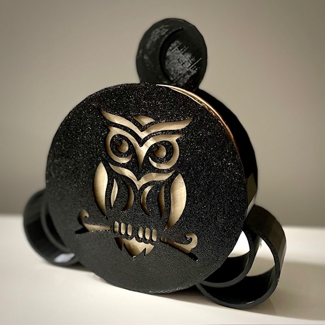 Owl Vertical Coaster Holder