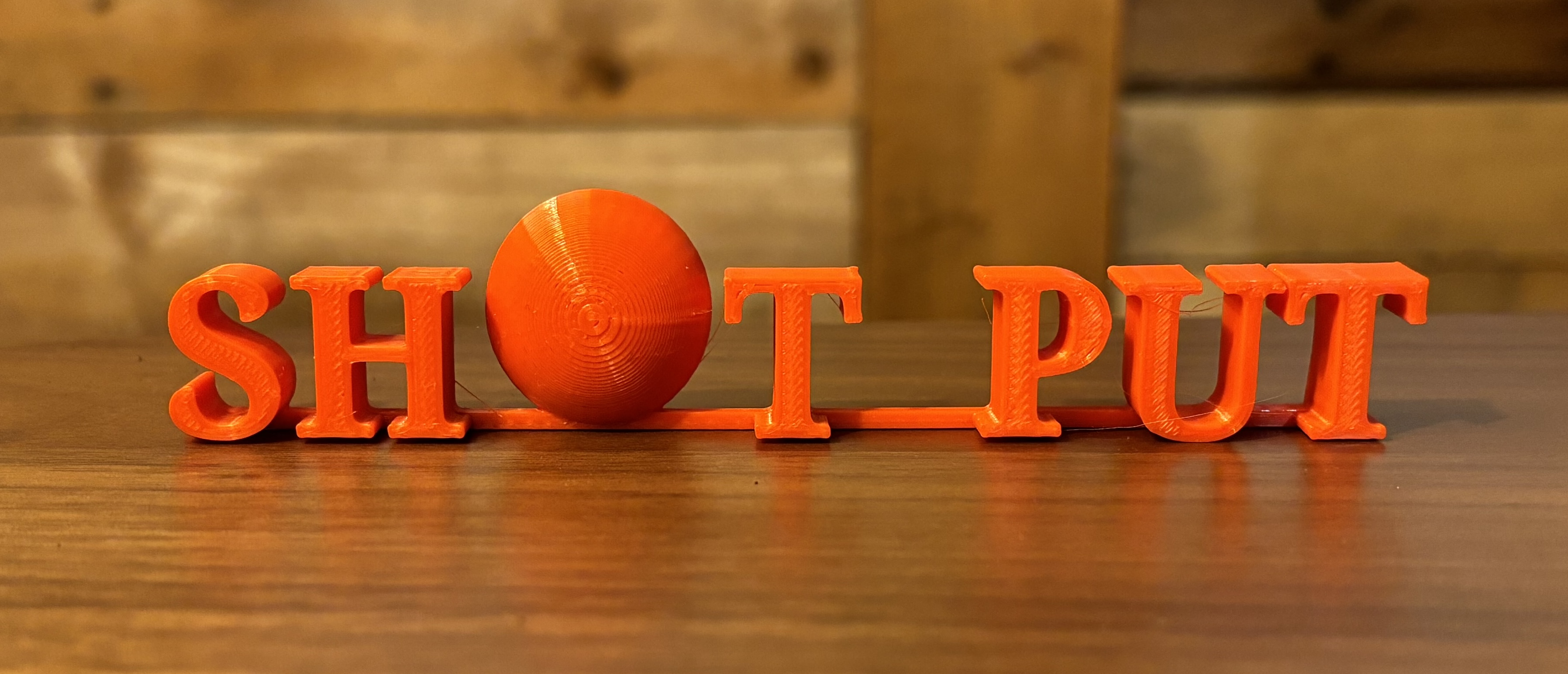 Shot Put Name Display