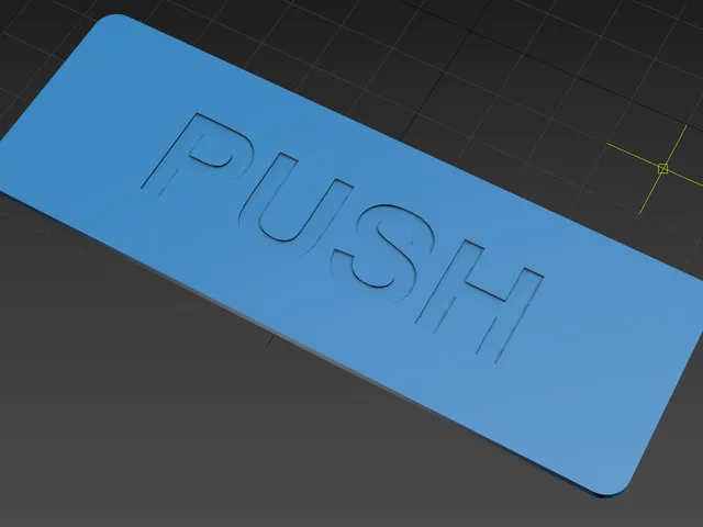 Push Pull Door Sign