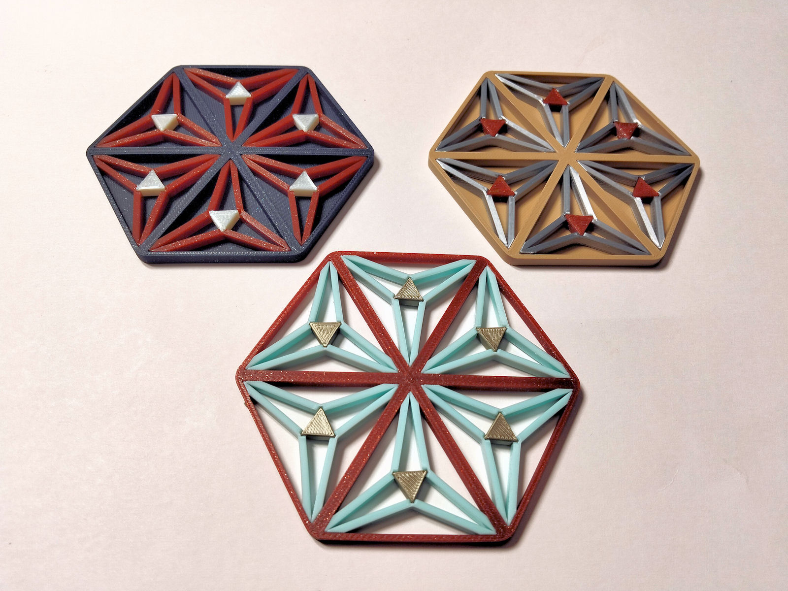 Mosaic Coaster (puzzling with colors)