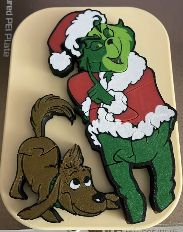 AMS - Grinch and Max - insert puzzle for kids