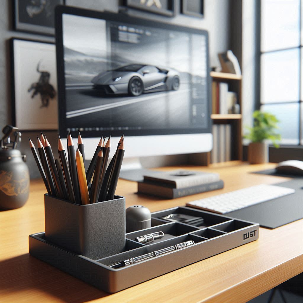 Modern Design Office Organizer Tray & Pencil Cup