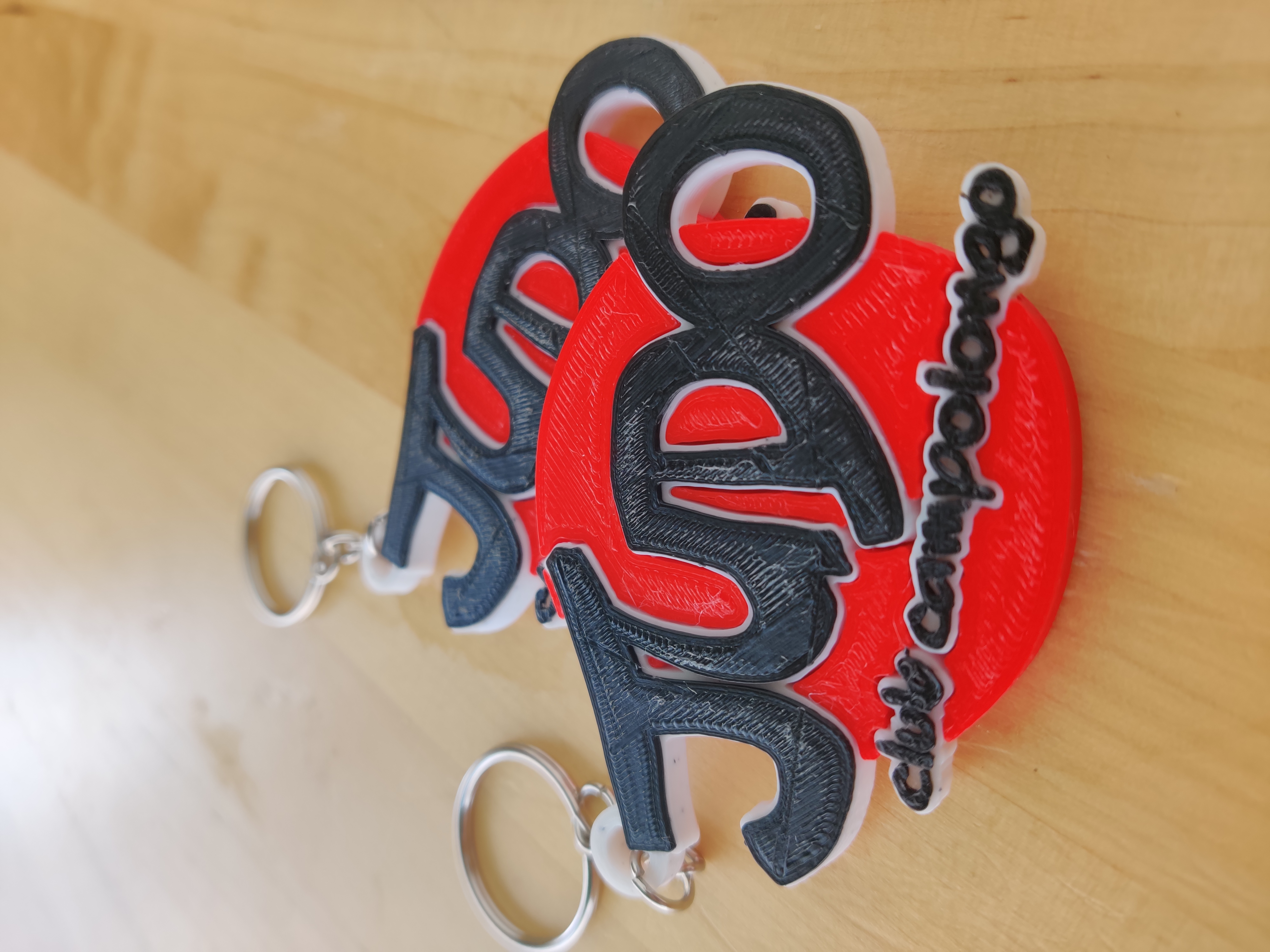 Judo club personalized keychain