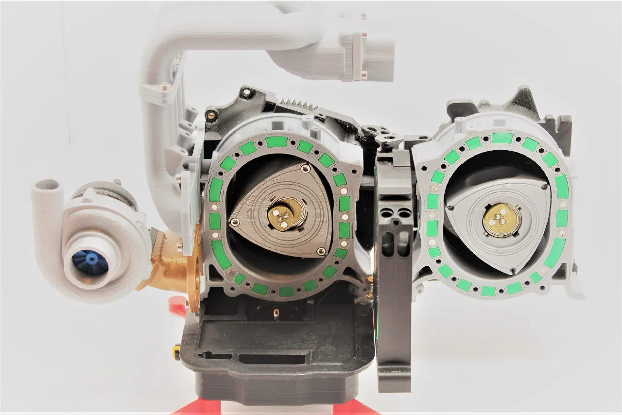 Mazda Rotary Engine Exploded Schematics