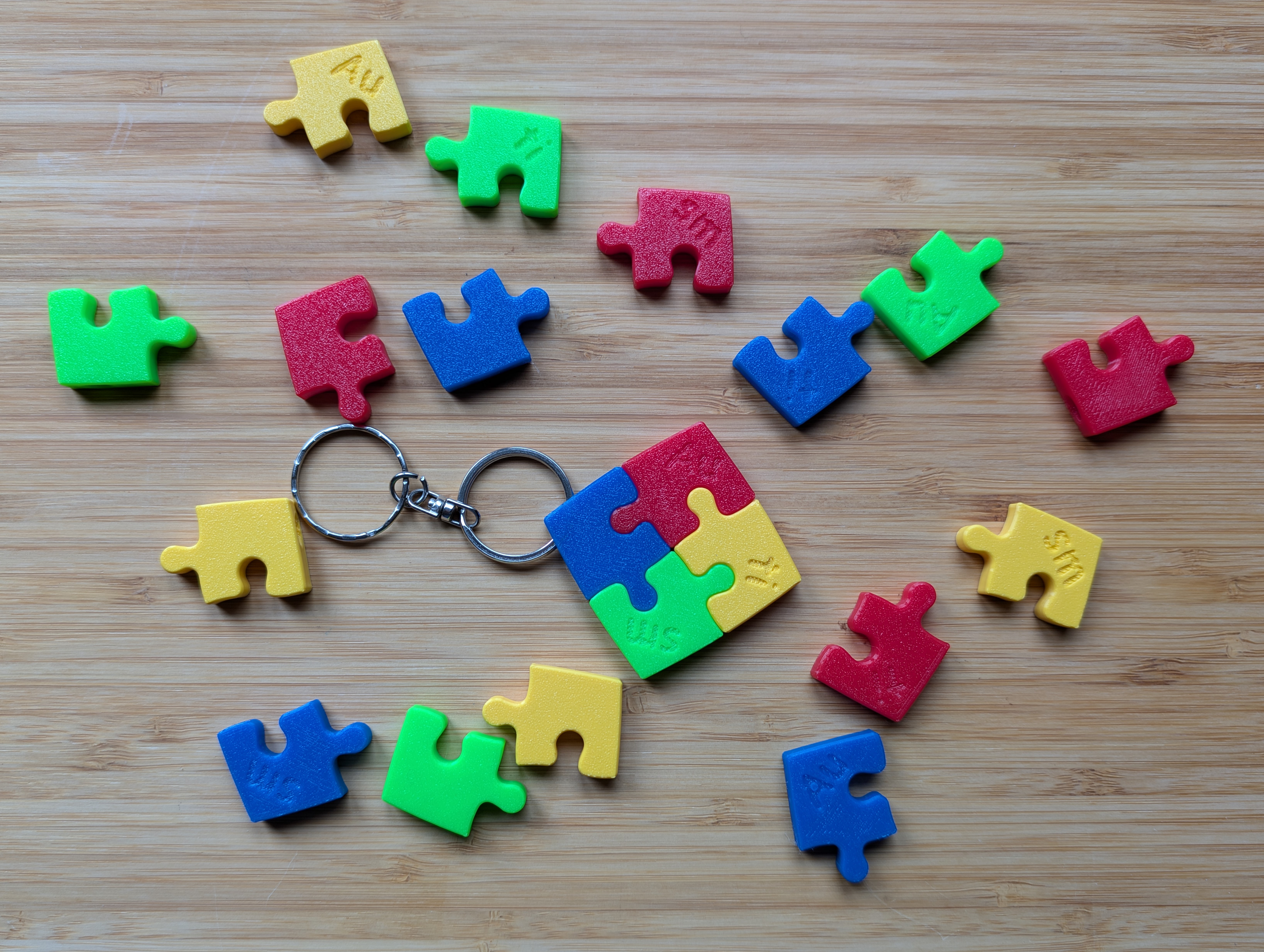 Autism Awareness Keychain (40mm x 40mm)