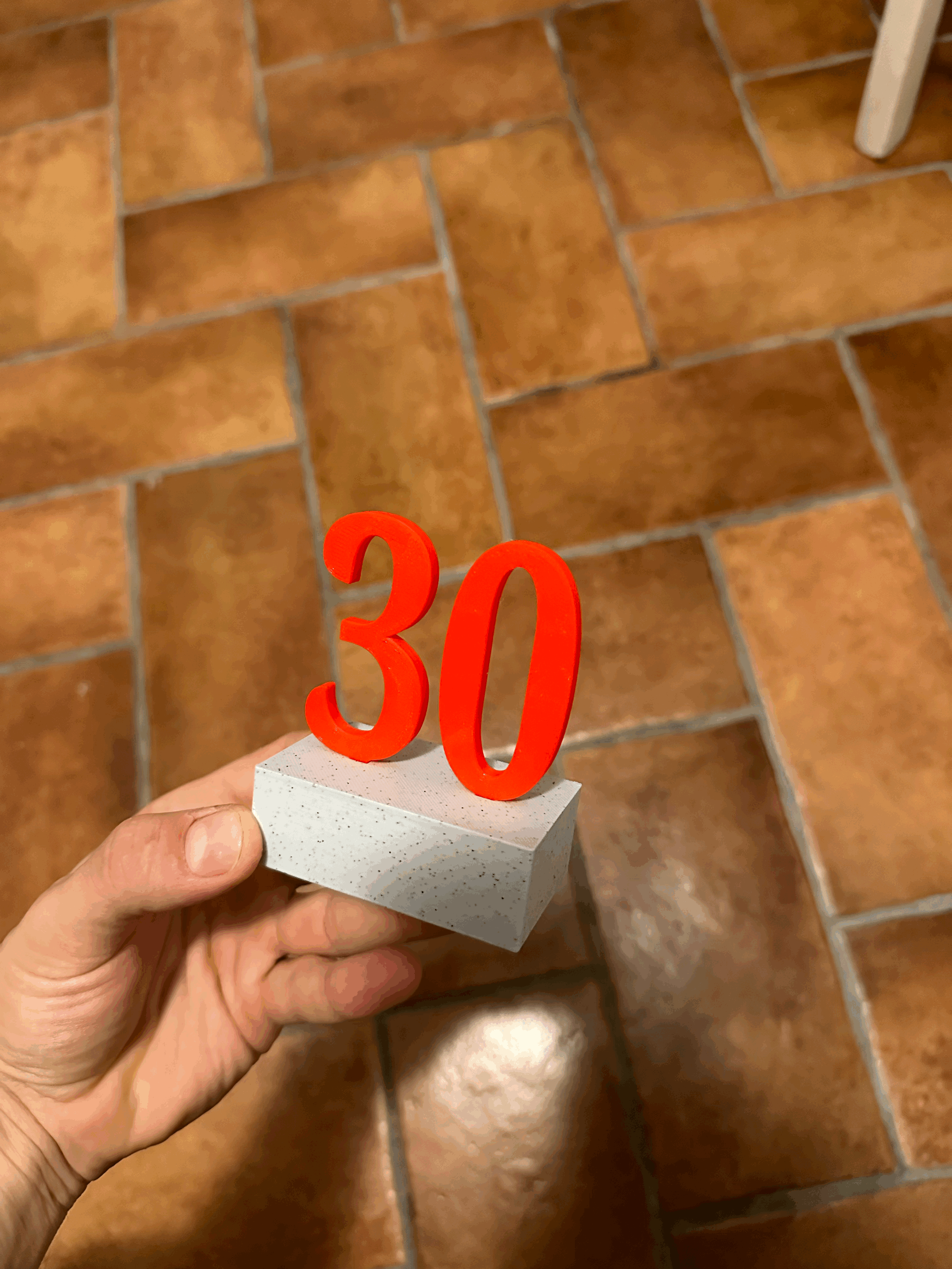 Miniatura 2 do modelo 3D Table Number