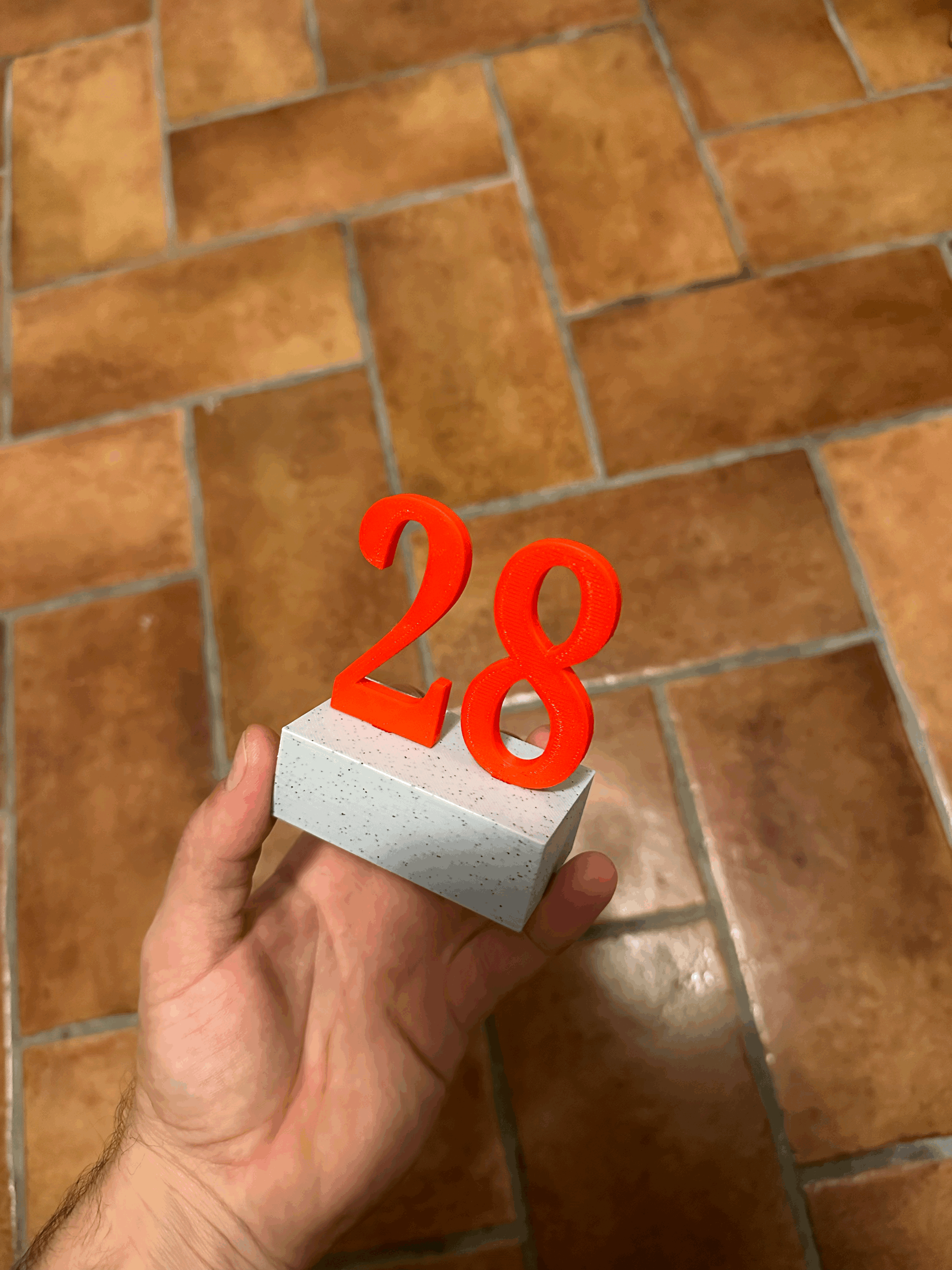 Miniatura 3 do modelo 3D Table Number