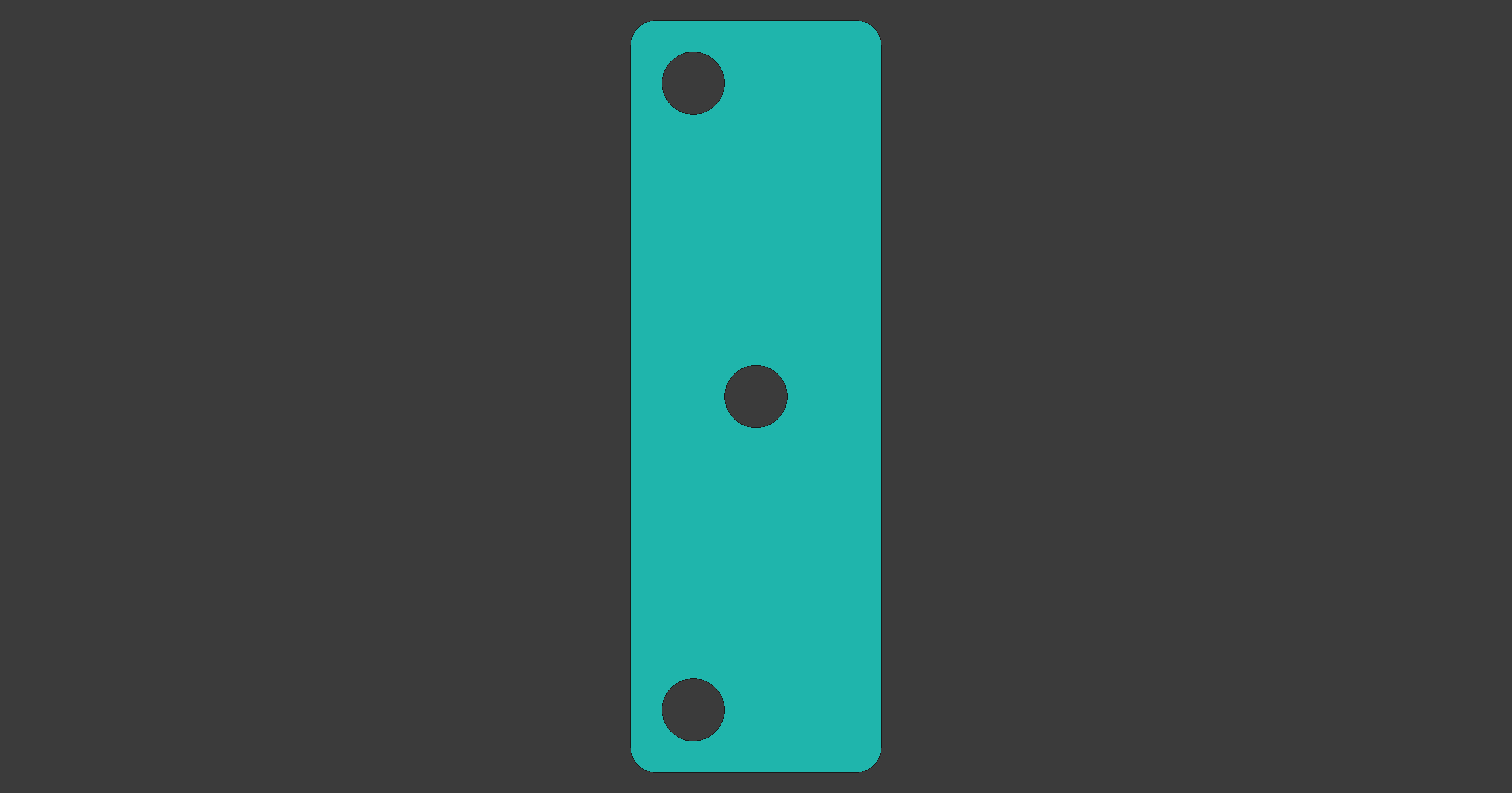Door Hinge Spacers (30x60mm 3 hole)