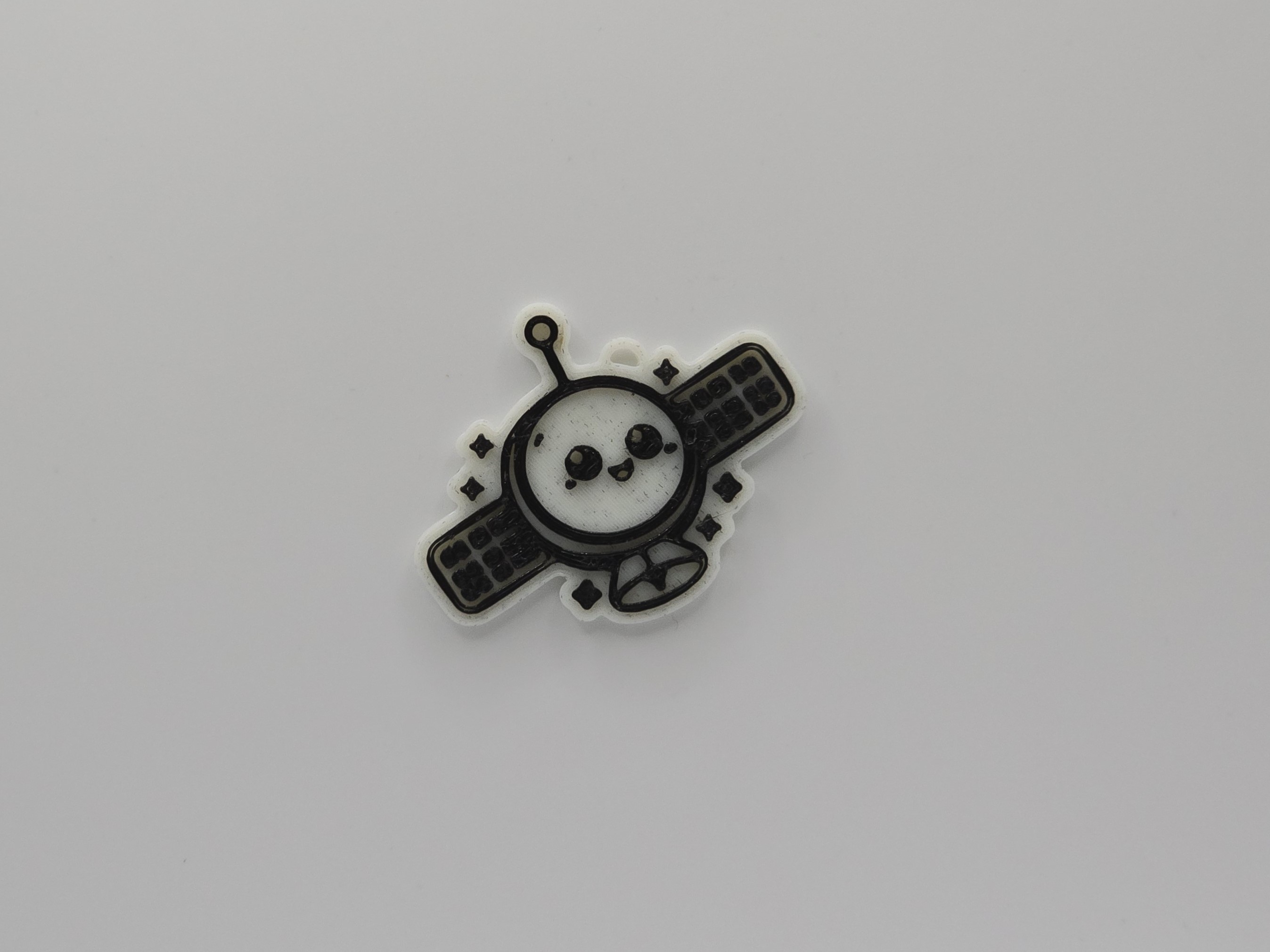Cute Satellite Keychain