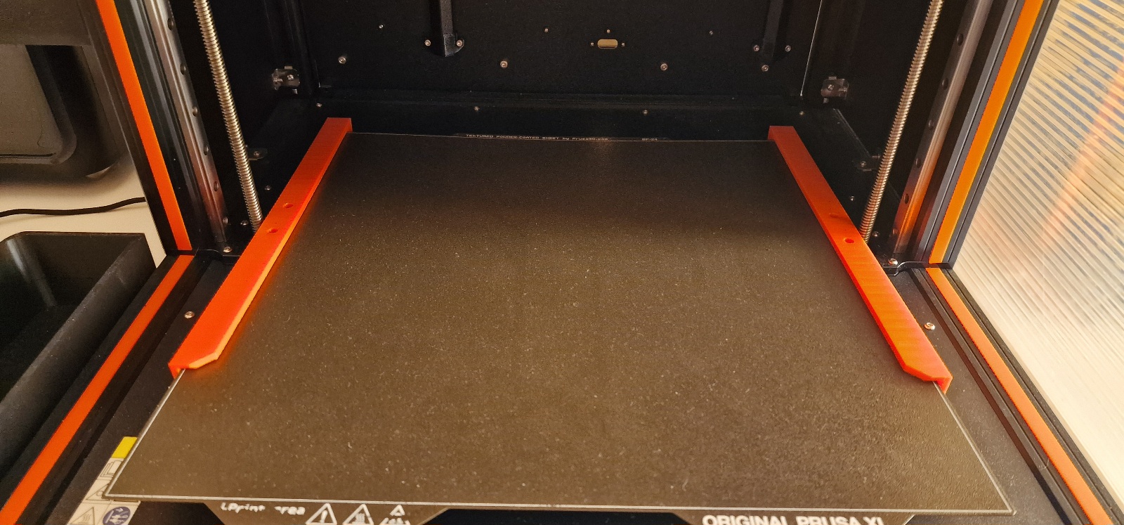 Prusa XL Integrated Steel Sheet Rack / Holder (no supports)
