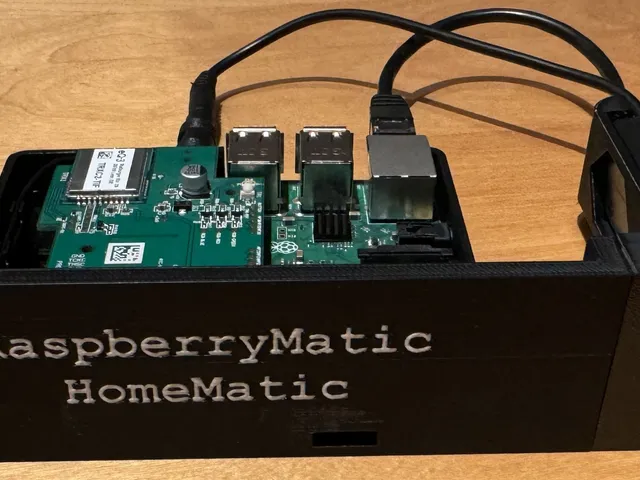 Raspberry Pi 3 with Homematic RPI-RF-MOD Rack Mount