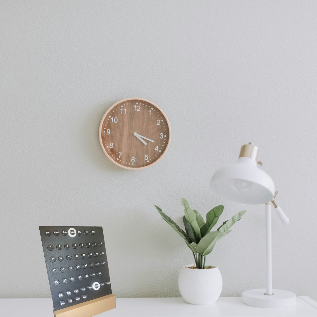 Calendar by izzodesign74 download free stl model printables