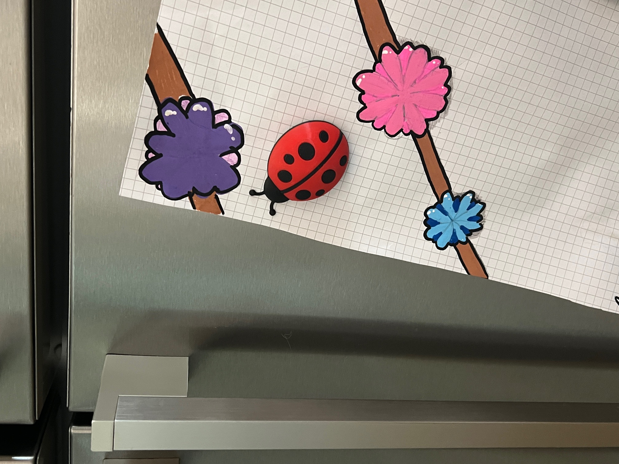 Miniatura 5 do modelo 3D Ladybug Magnet