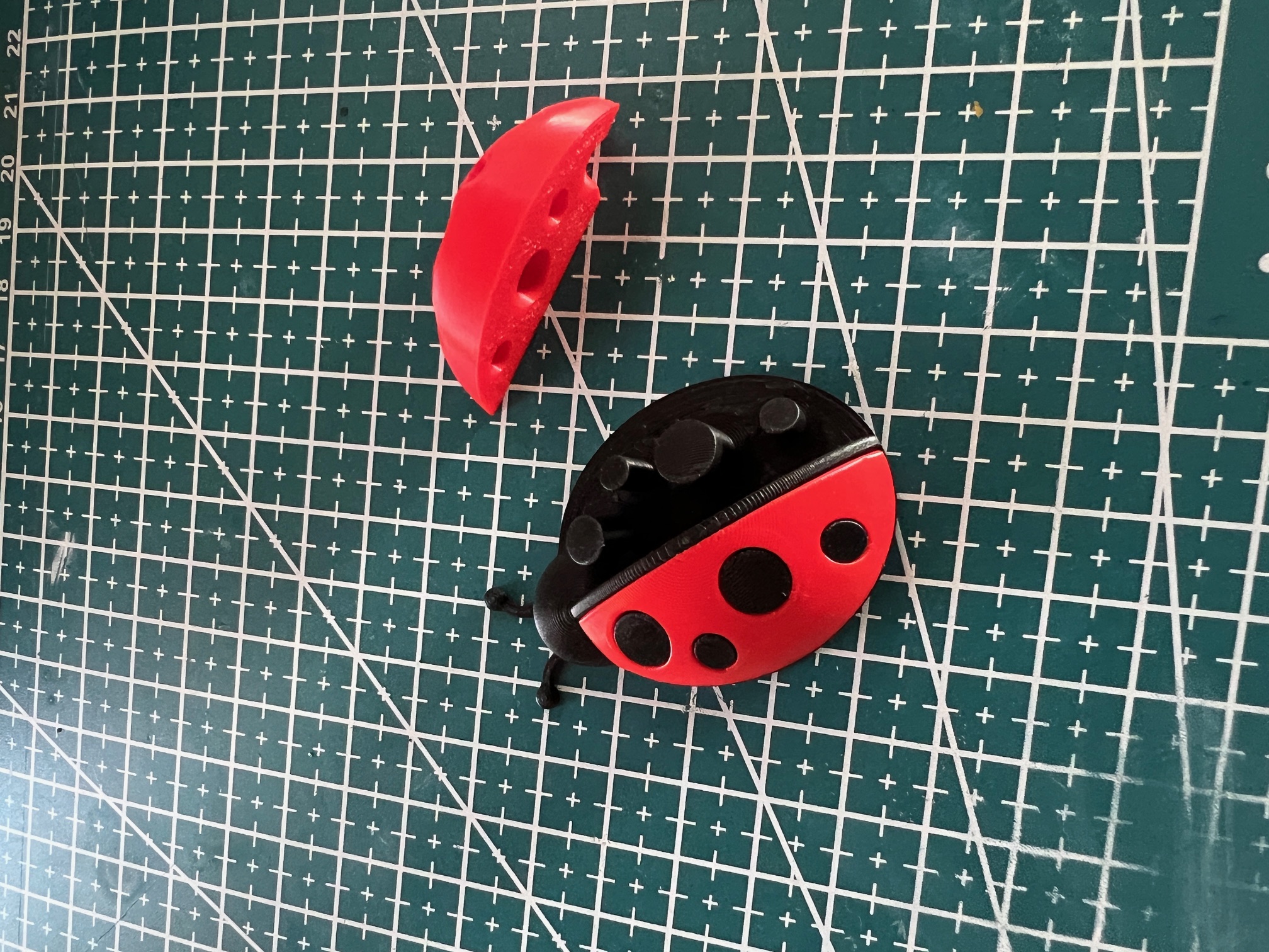Miniatura 3 do modelo 3D Ladybug Magnet
