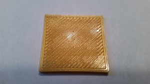 Perfect first layer test prints