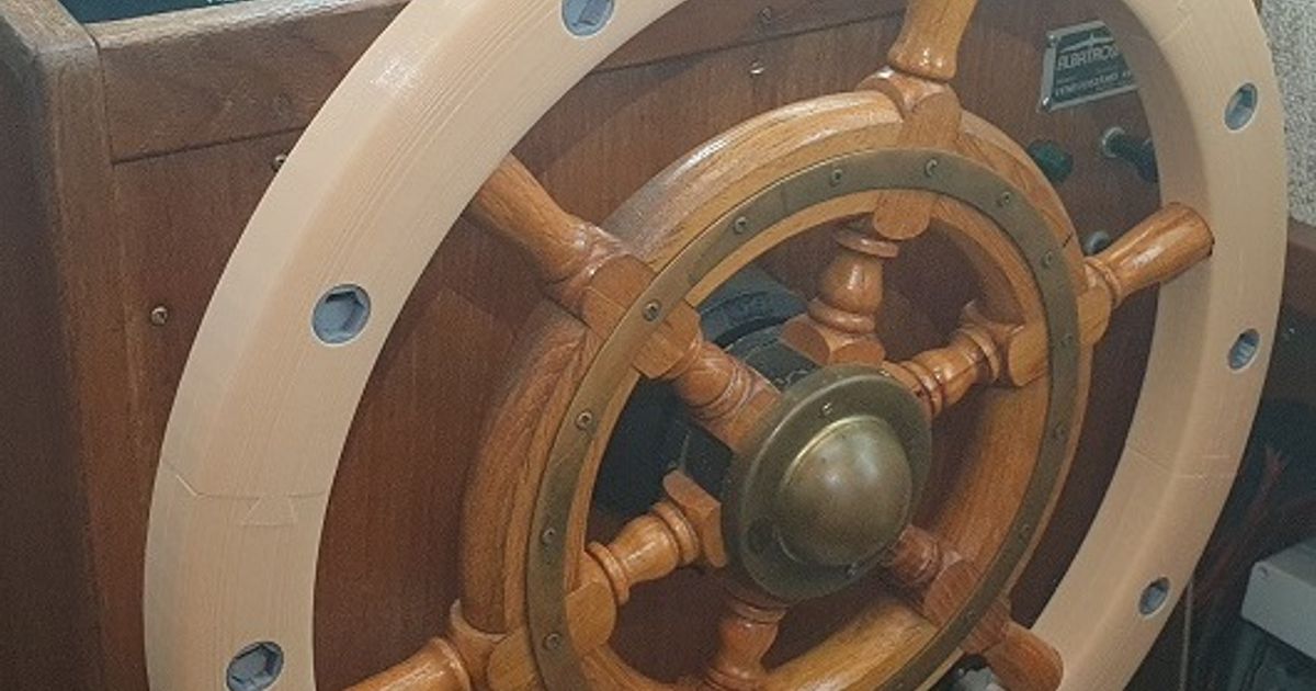 Boat steering wheel extension mockup by Petri Download free STL model