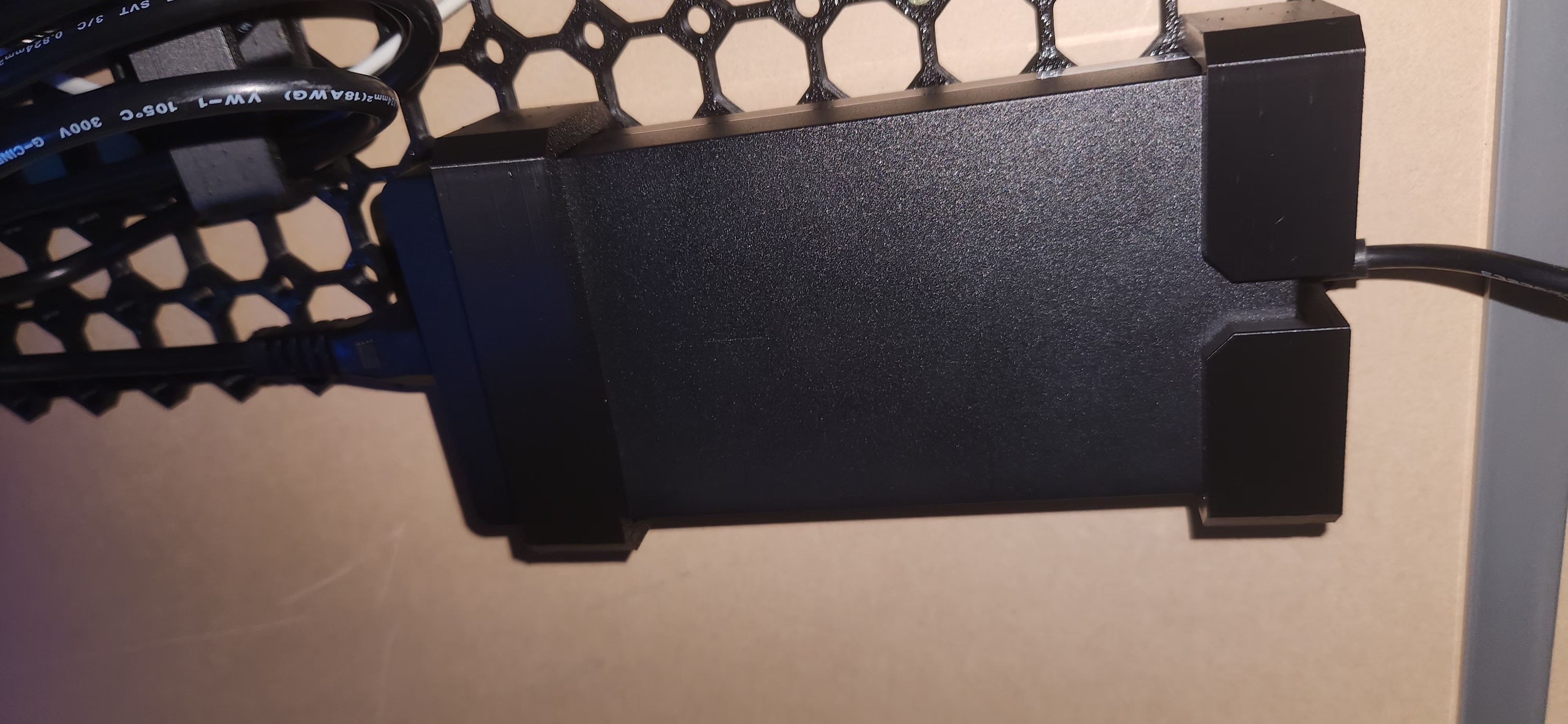 Acer KV275k P3 monitor power brick multiboard bracket