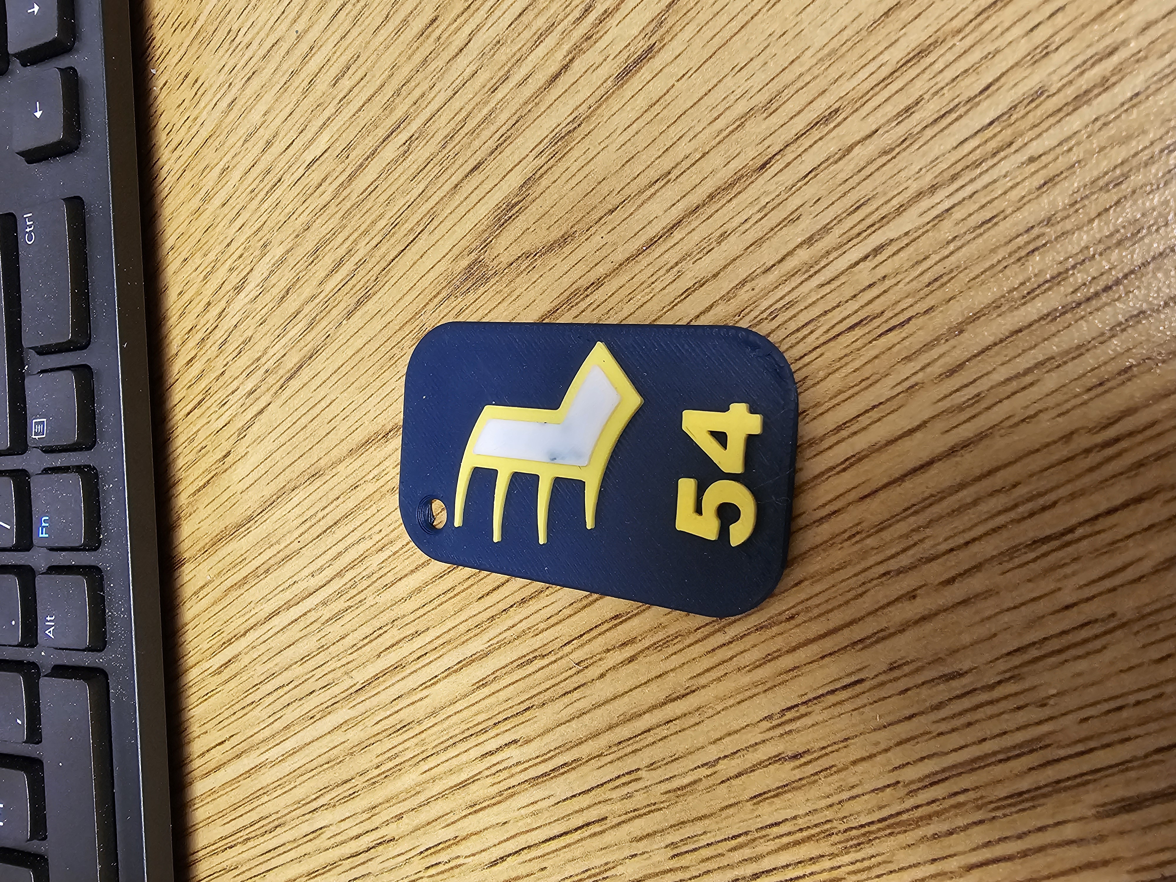 Lausanne Football Keychain