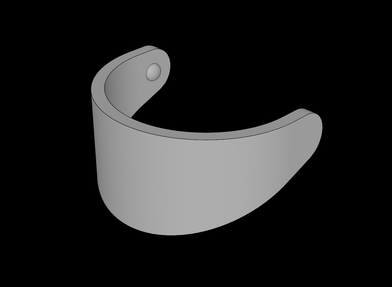 Lego Compatible (2447.dat) Minifig Helmet Visor