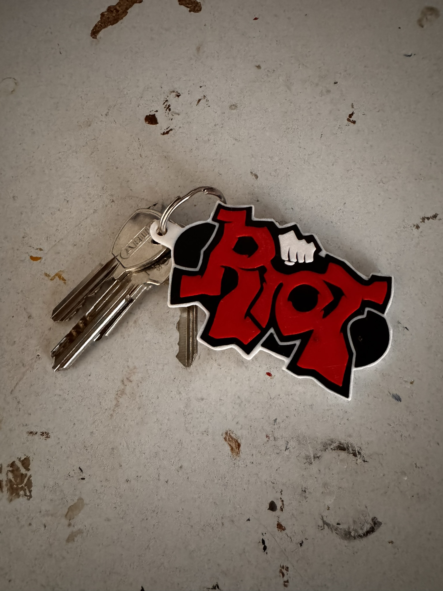 Riot Keychain