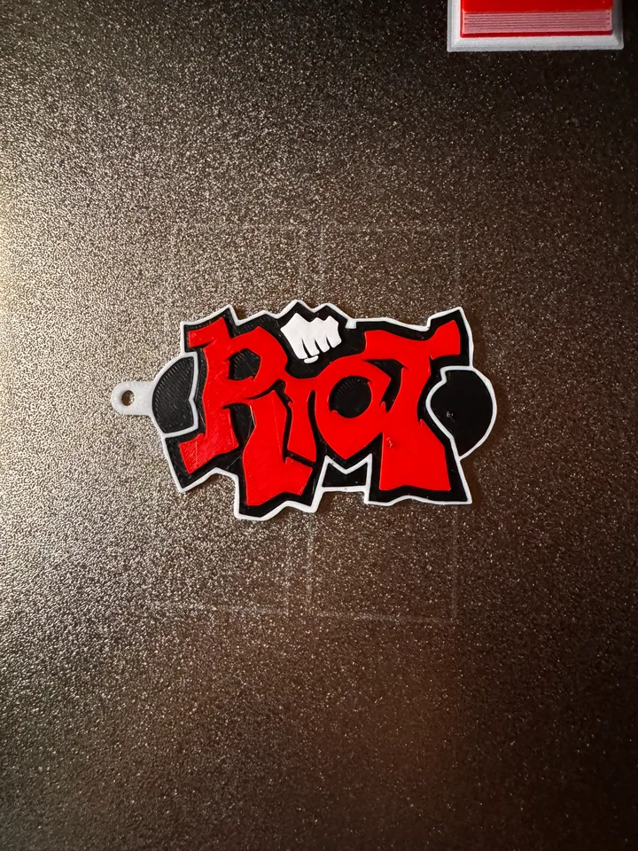 Riot Keychain by Spank | Download free STL model | Printables.com