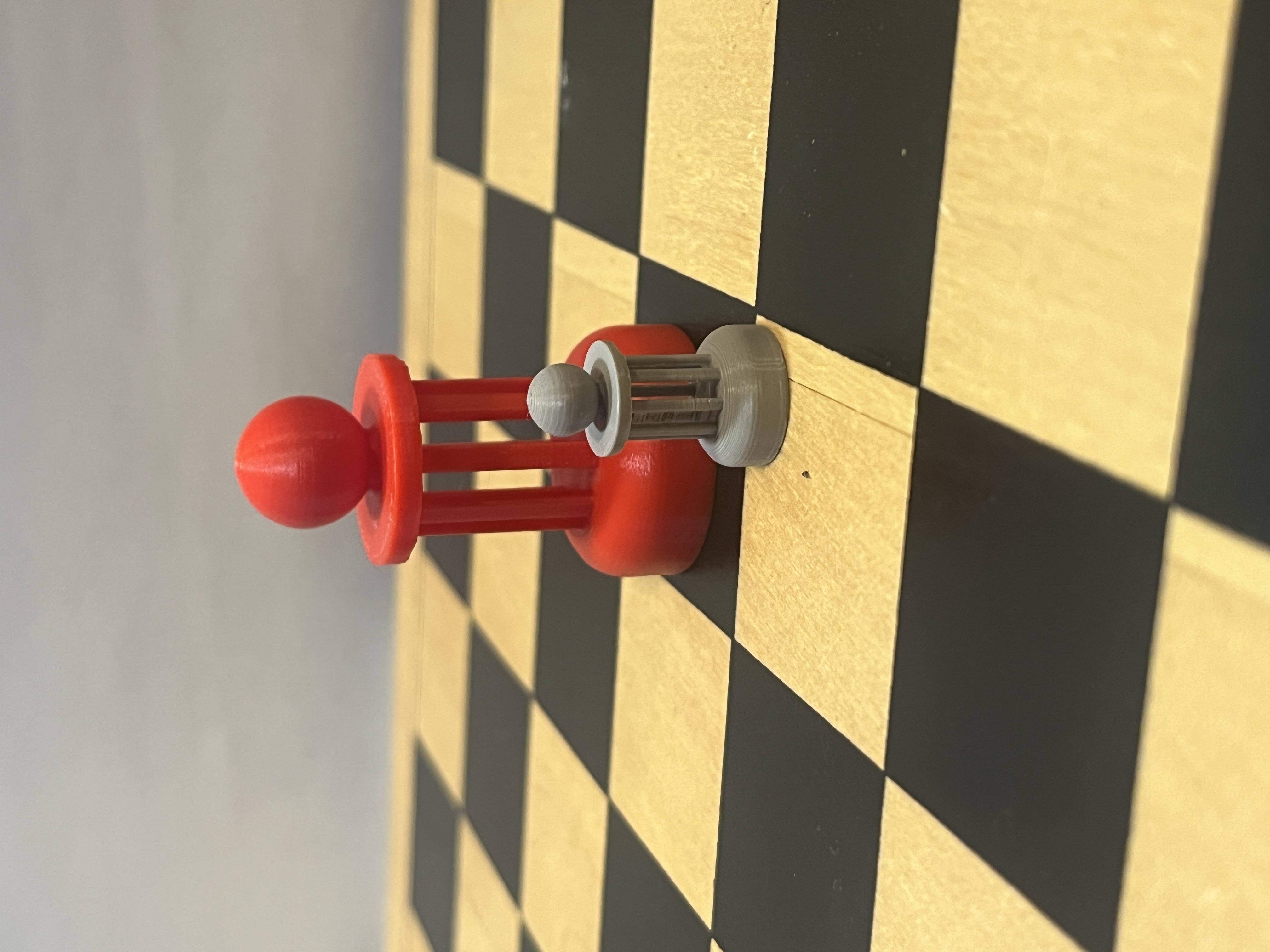 Miniatura 3 do modelo 3D MINI Truss-work Chess Set
