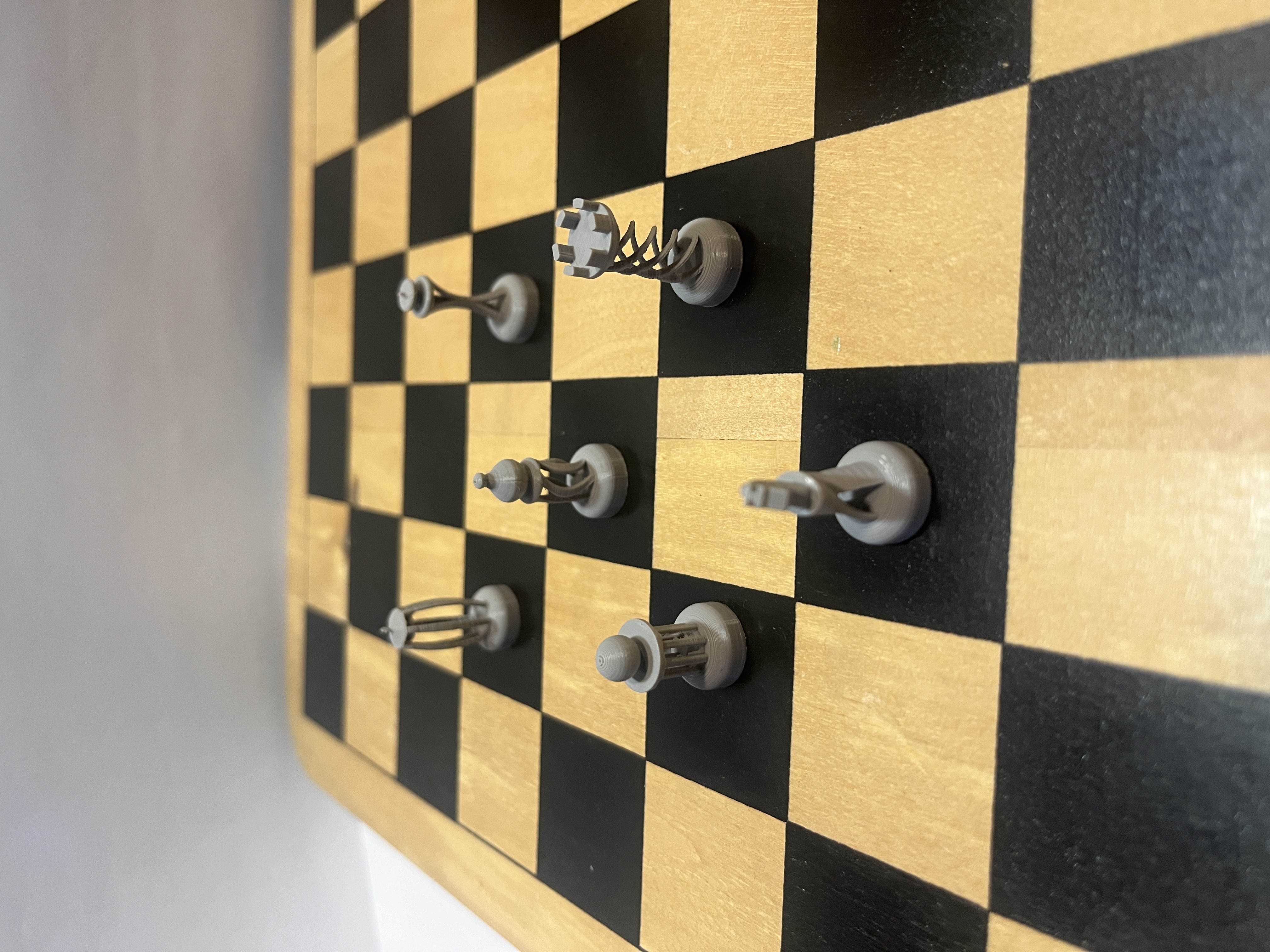 Miniatura 8 do modelo 3D MINI Truss-work Chess Set