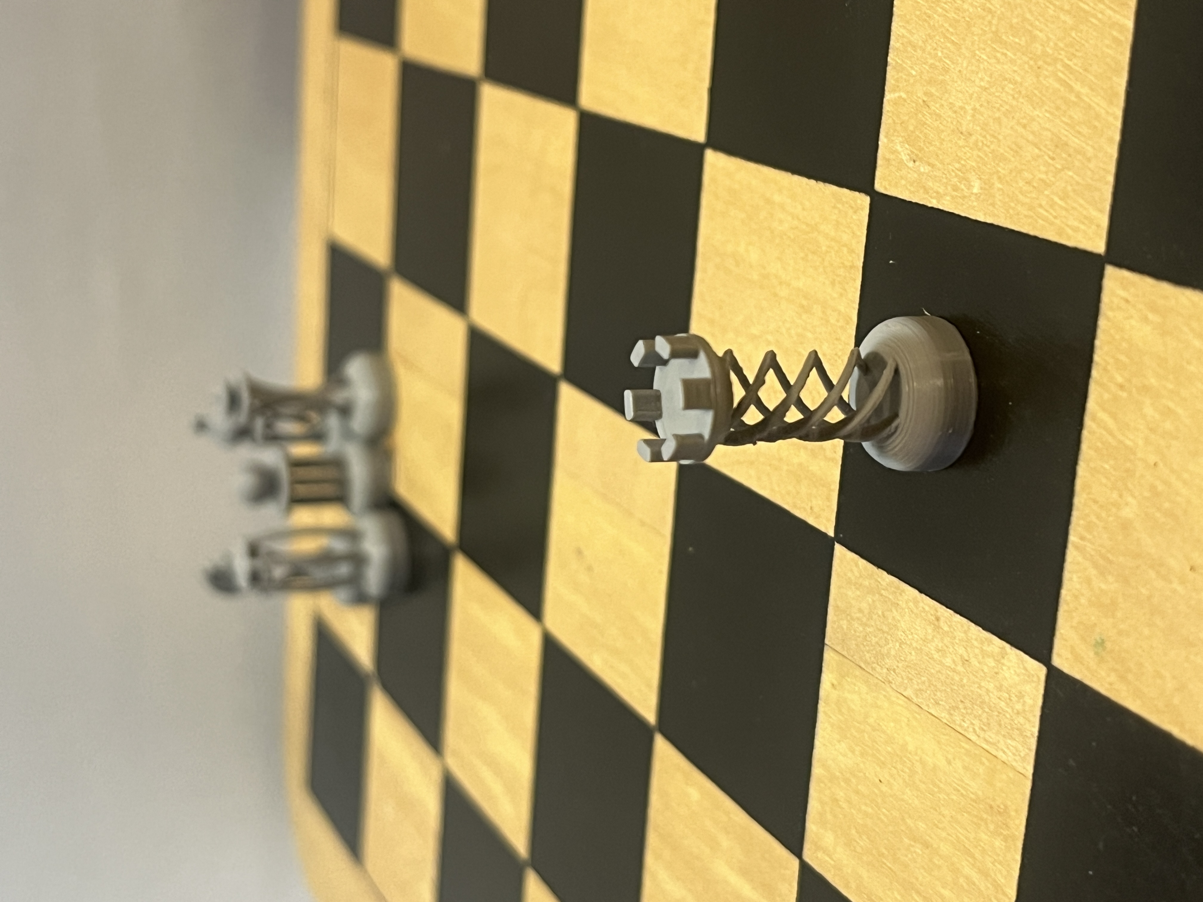 Miniatura 5 do modelo 3D MINI Truss-work Chess Set