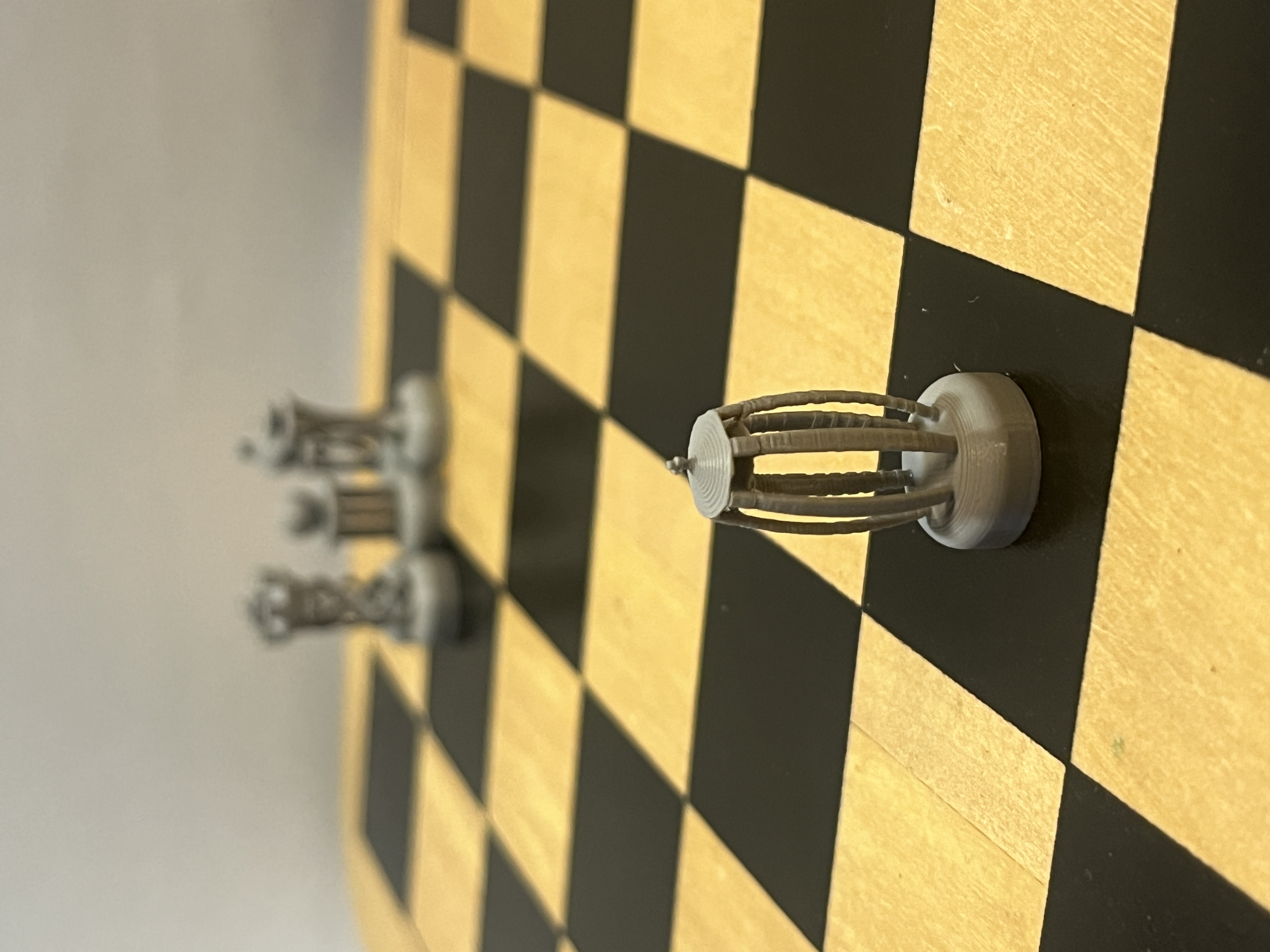 Miniatura 7 do modelo 3D MINI Truss-work Chess Set
