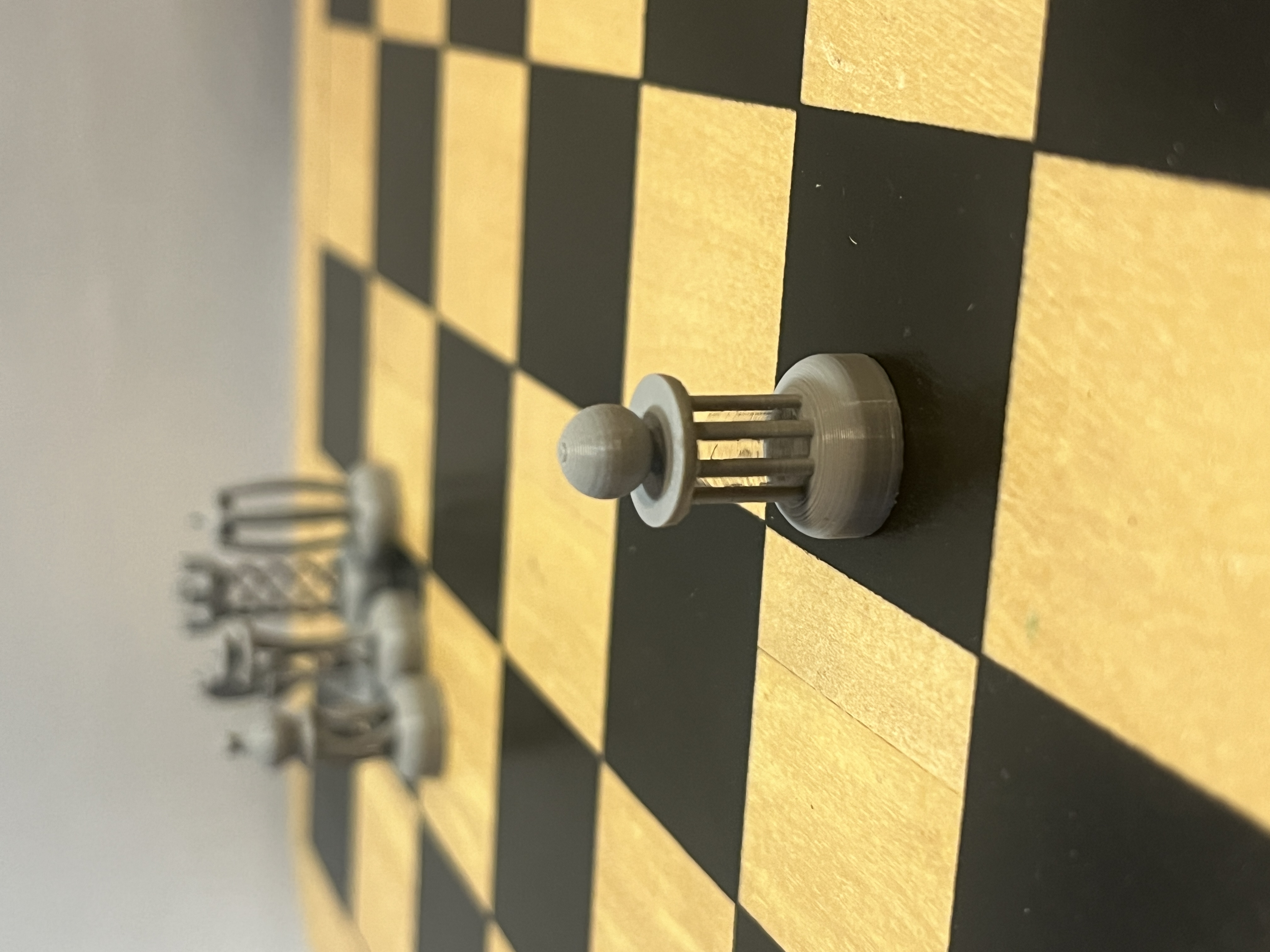 Miniatura 9 do modelo 3D MINI Truss-work Chess Set