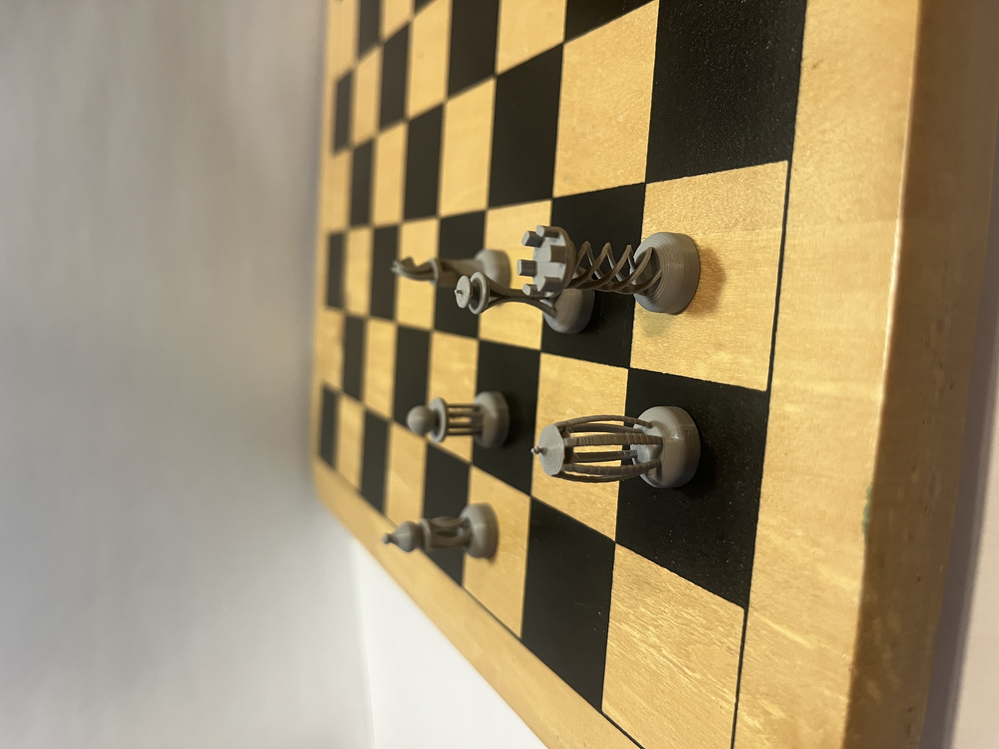 Miniatura 2 do modelo 3D MINI Truss-work Chess Set
