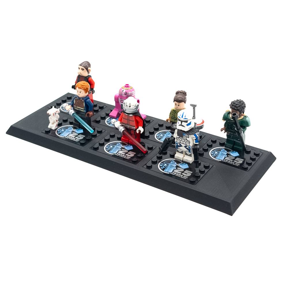Display Stand for LEGO Star Wars 25th Anniversary (2024 ) Minifigures / 20th Anniversary (2019)