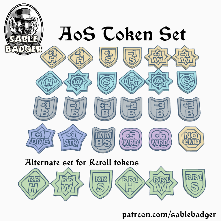 Gaming Tokens - Age of Sigmar