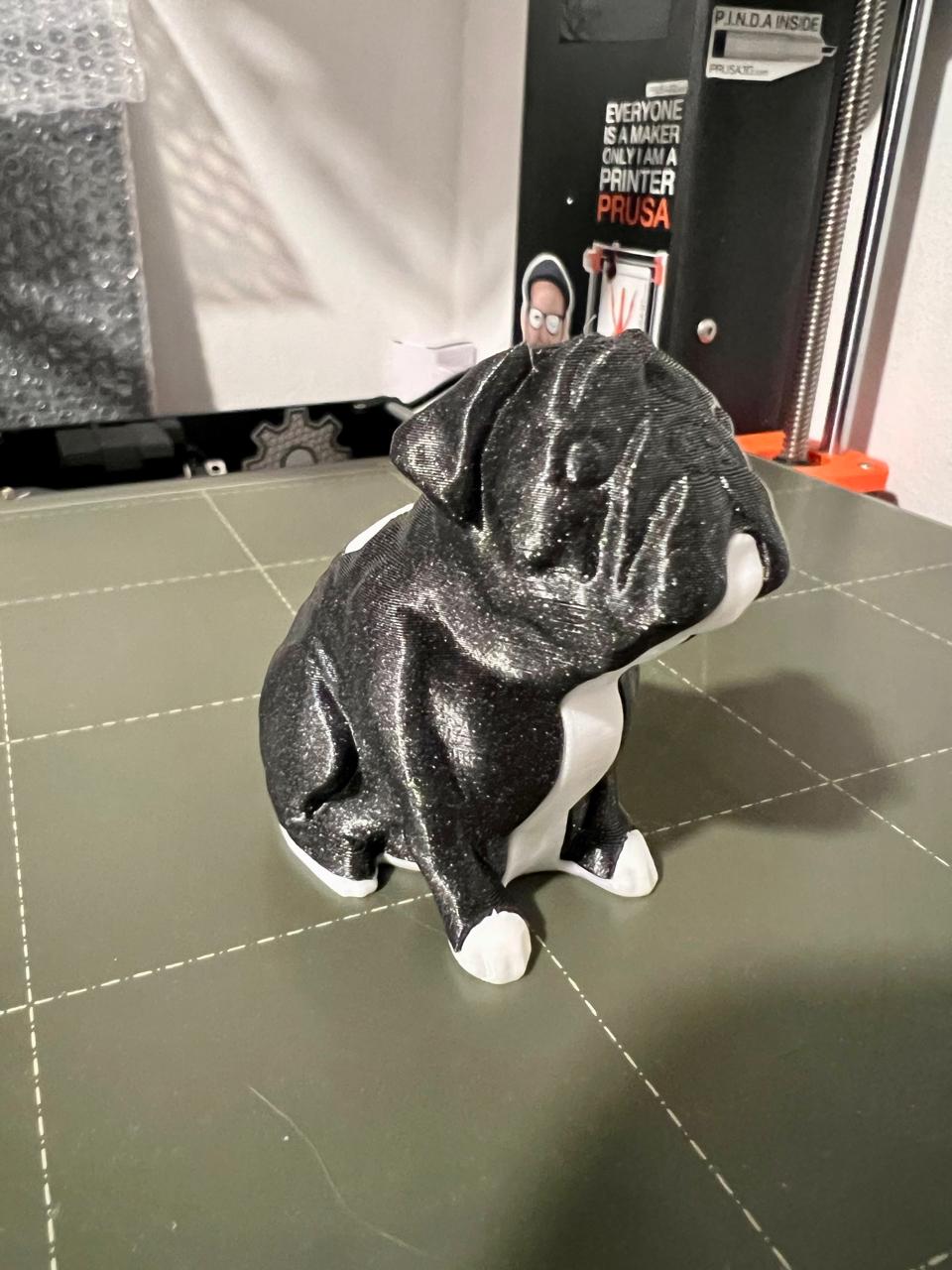 Two-Color Buddy the Pug Remix - Single Extruder Friendly