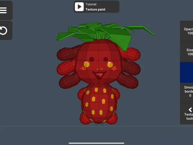 Strawberry Axolotl figurine