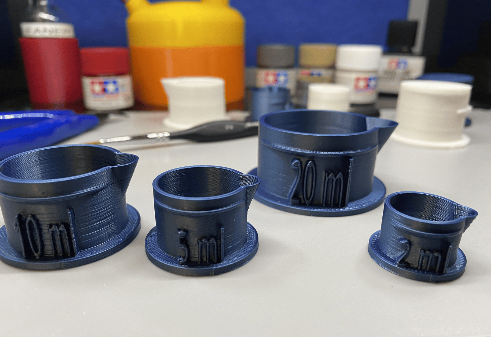 Airbrush Mini Mixing Cups v.2 (Stackable) by Broadnick Download free