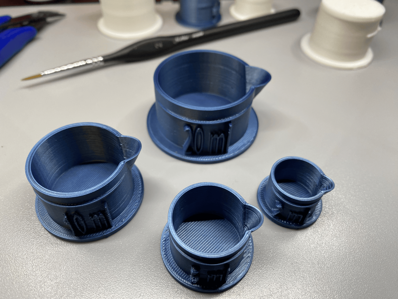 Airbrush Mini Mixing Cups v.2 (Stackable) by Broadnick Download free