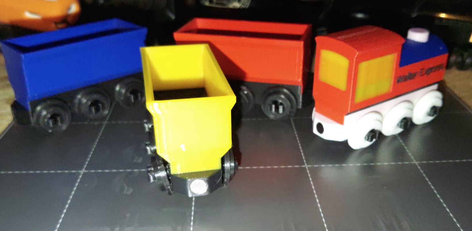 Train Toy Modified for 6mm x 2mm Magnets