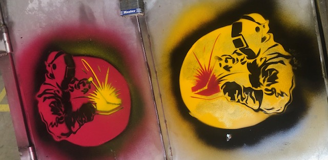 welder stencil