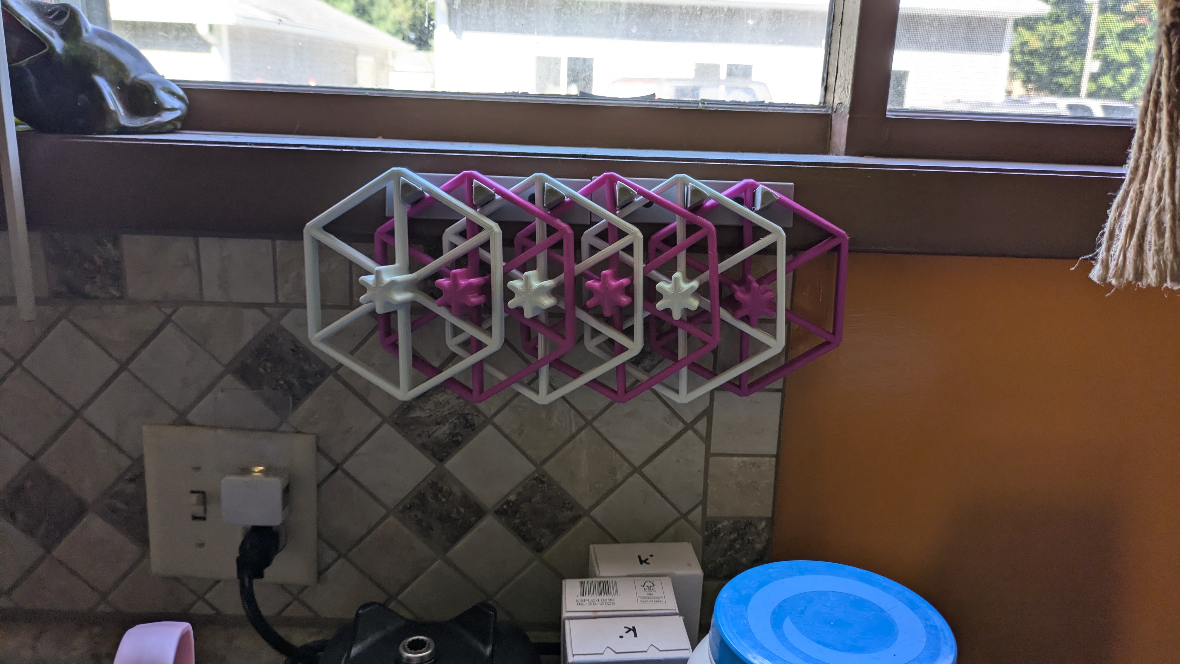 Hang your bottle drying stands on the wall when not in use!