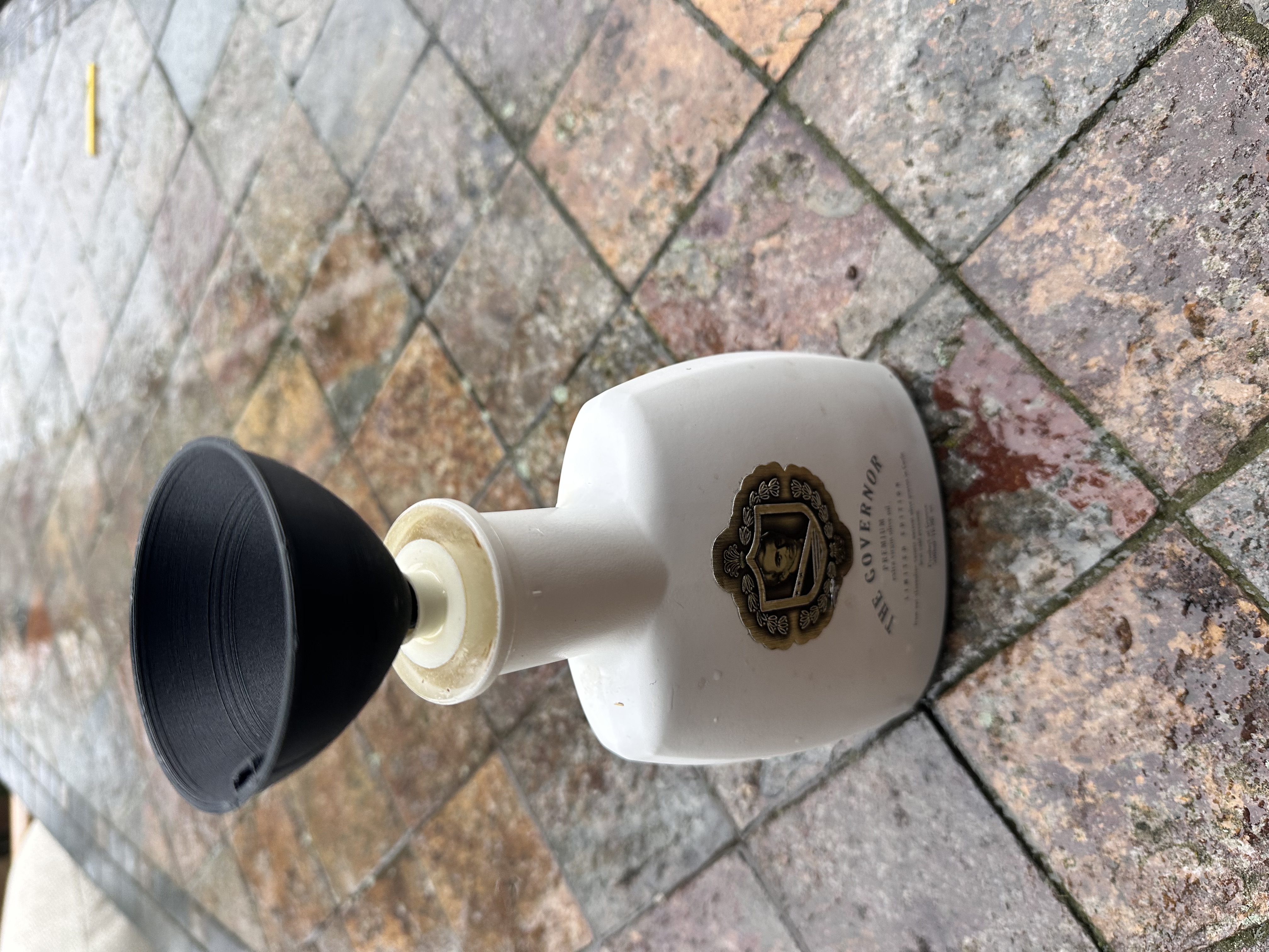 a small oil funnel.