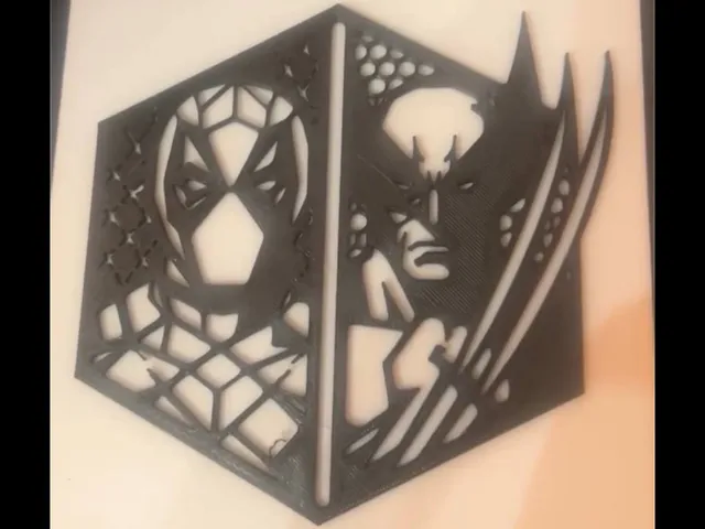 cuadro deadpool & wolverine
