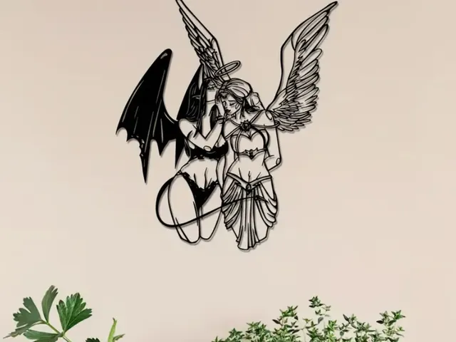 Devilish Angel Wall Art