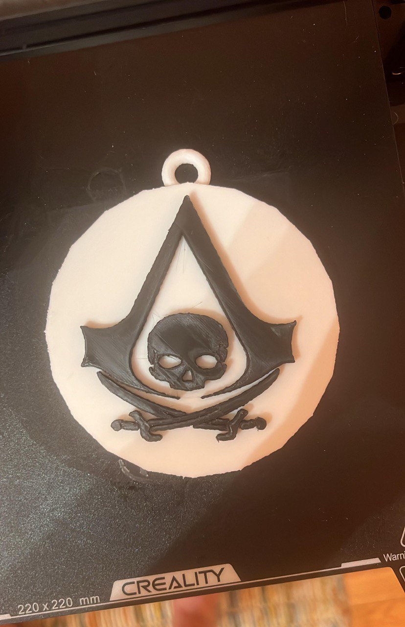 logo pared Assassins Creed Black Flag — miniatura 2
