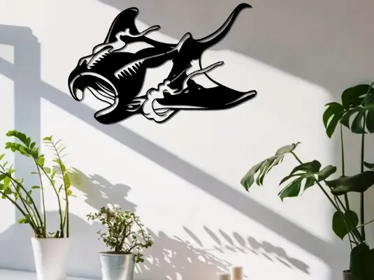 Mobula Ray Wall Art