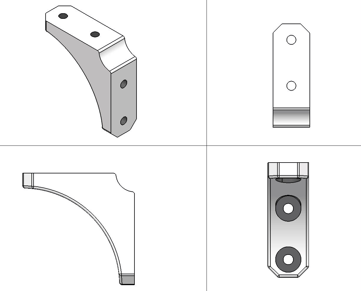 Equerre 45x45 - bracket