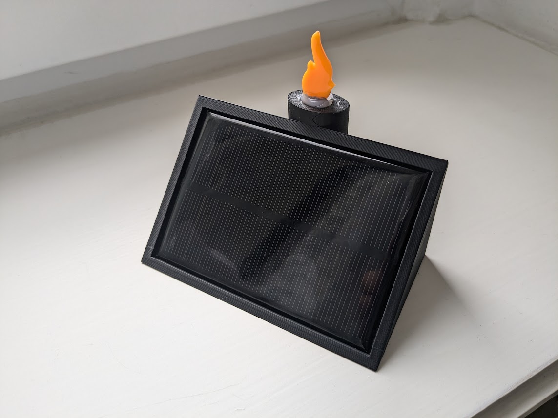 Solar panel stand